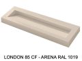 Hänge- oder Einbauwaschbecken 85 cm – LONDON XL 85