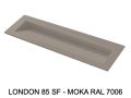 Hänge- oder Einbauwaschbecken 85 cm – LONDON XL 85