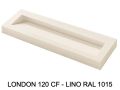 Hänge- oder Einbau-Kinnenwaschbecken 120 cm – LONDON XXL 120