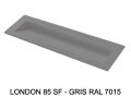 Hänge- oder Einbau-Kinnenwaschbecken 120 cm – LONDON XXL 120