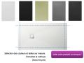 Duschwanne 125x100 cm aus Mineralharz extra-flach – TECNIK