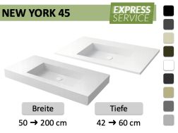Hänge- oder Einbauwaschbecken nach Maß – NEW YORK 45