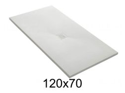 Duschwanne 120x70 cm zentrale Evakuierung - CENTRAL