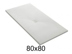 Duschwanne 80x80 cm zentrale Evakuierung - CENTRAL