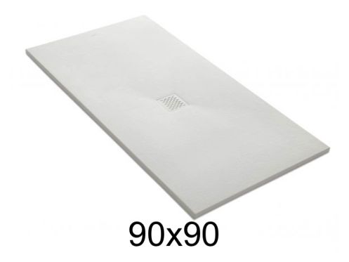 Duschwanne 90x90 cm zentrale Evakuierung - CENTRAL